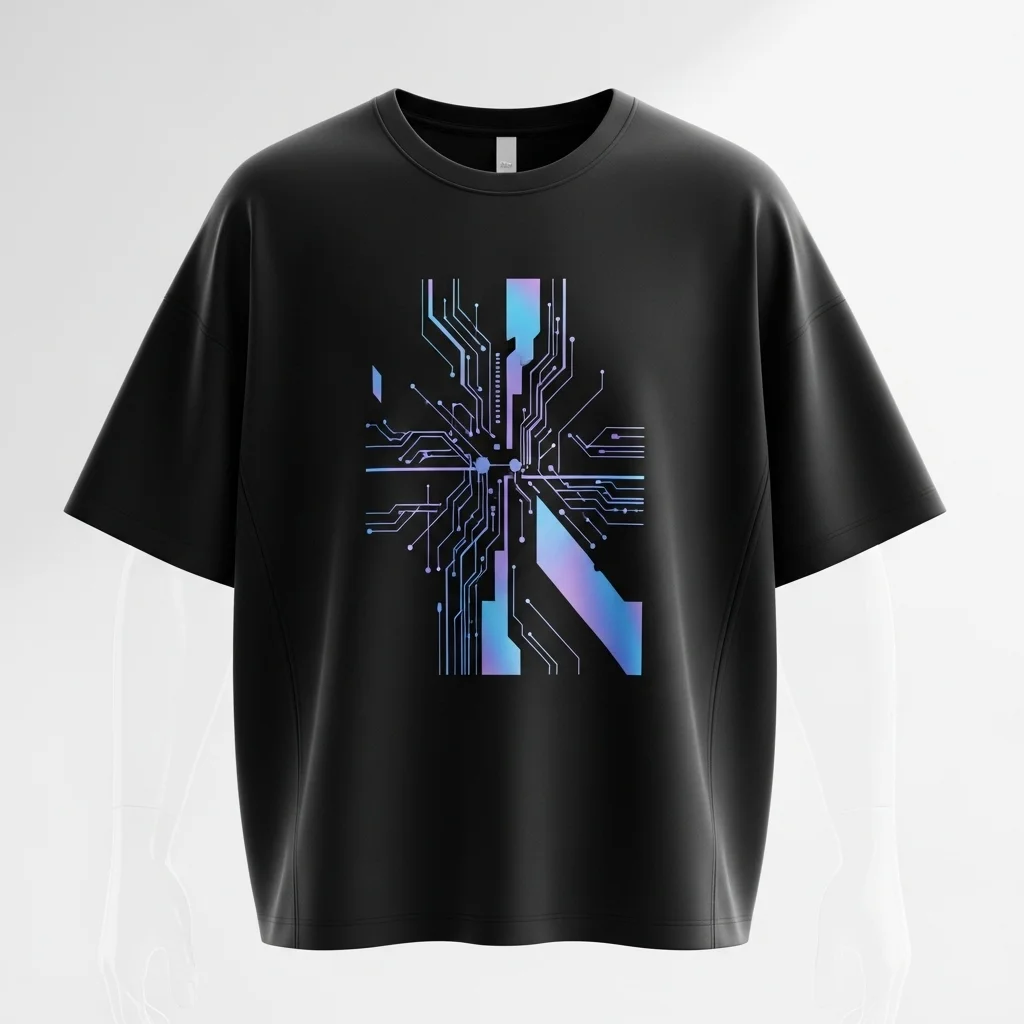 Camiseta Cyber Futurista
